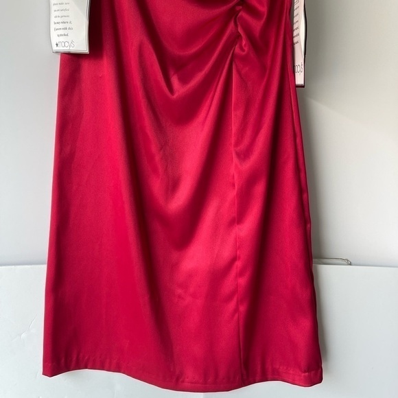 NWT! ($130) Betsy & Adam Women's Red Silk Satin Dress Formal Evening Prom, 14 - Picture 5 of 12